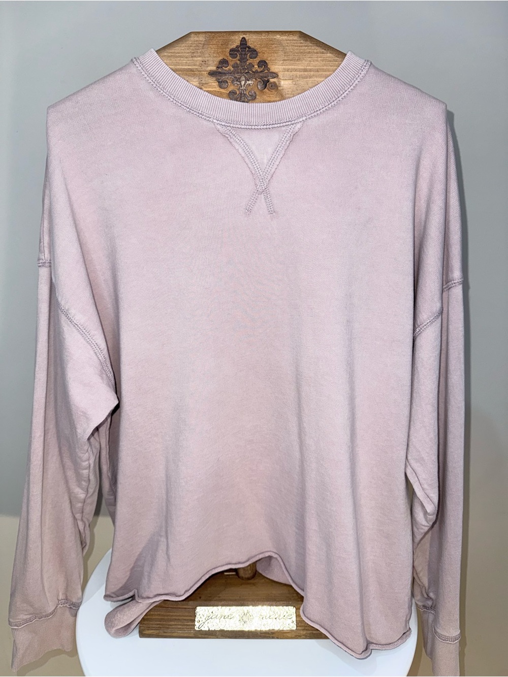 aerie Light Purple Crewneck Sweatshirt Small
